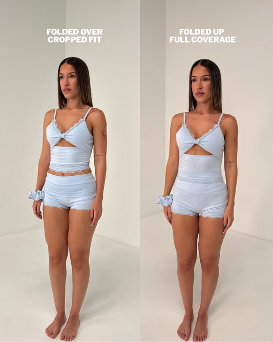 Second Skin Short Set – Sky Blue
