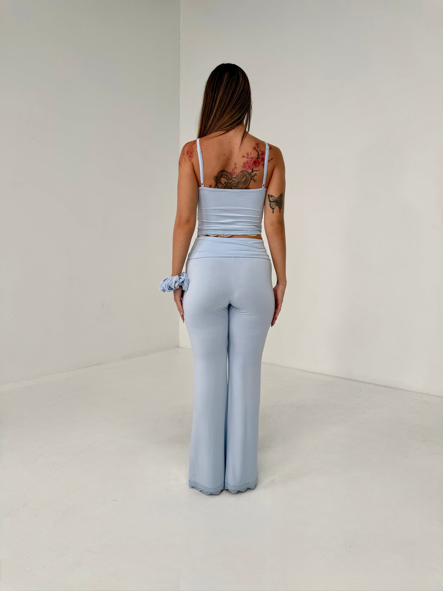 Second Skin Pants Set – Sky Blue