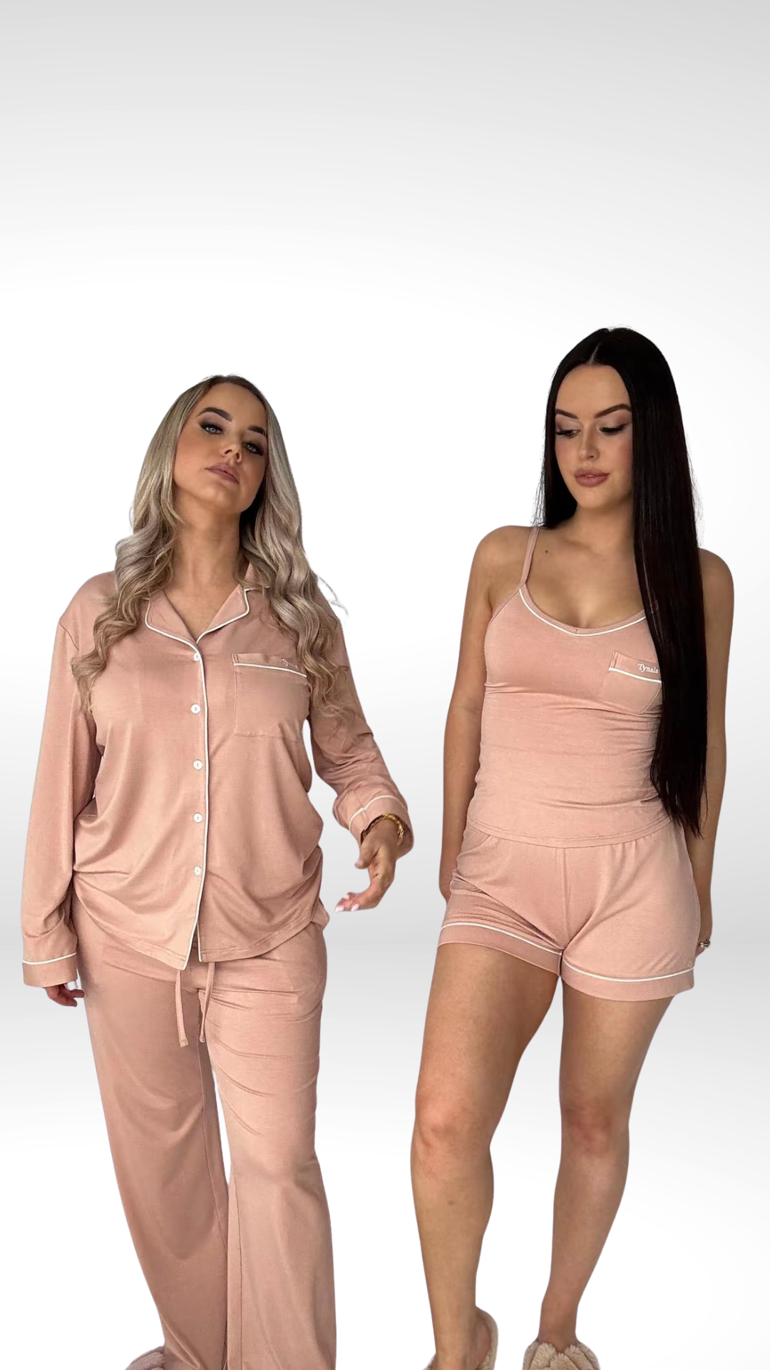 Blush - Long Sleeve Bamboo Pyjama Set - The Daydream Collection