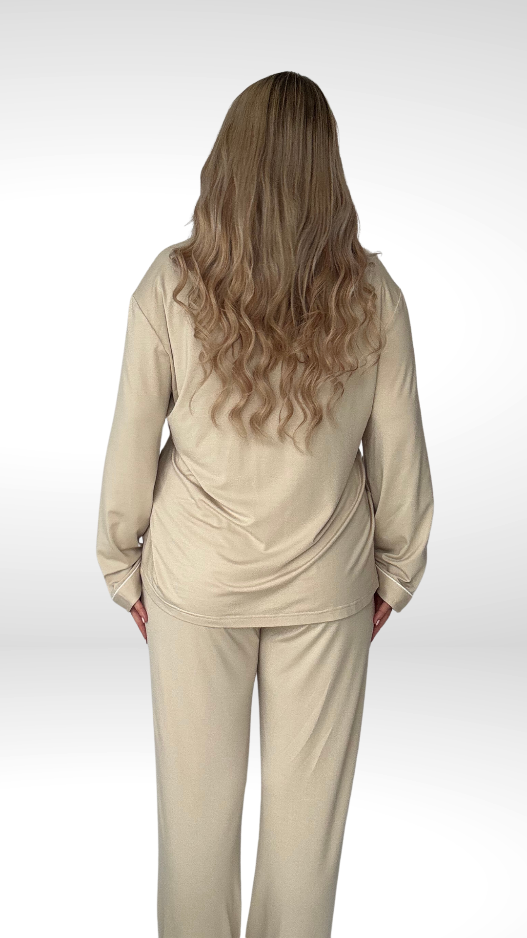 Vanilla - Long Sleeve Bamboo Pyjama Set - The Daydream Collection