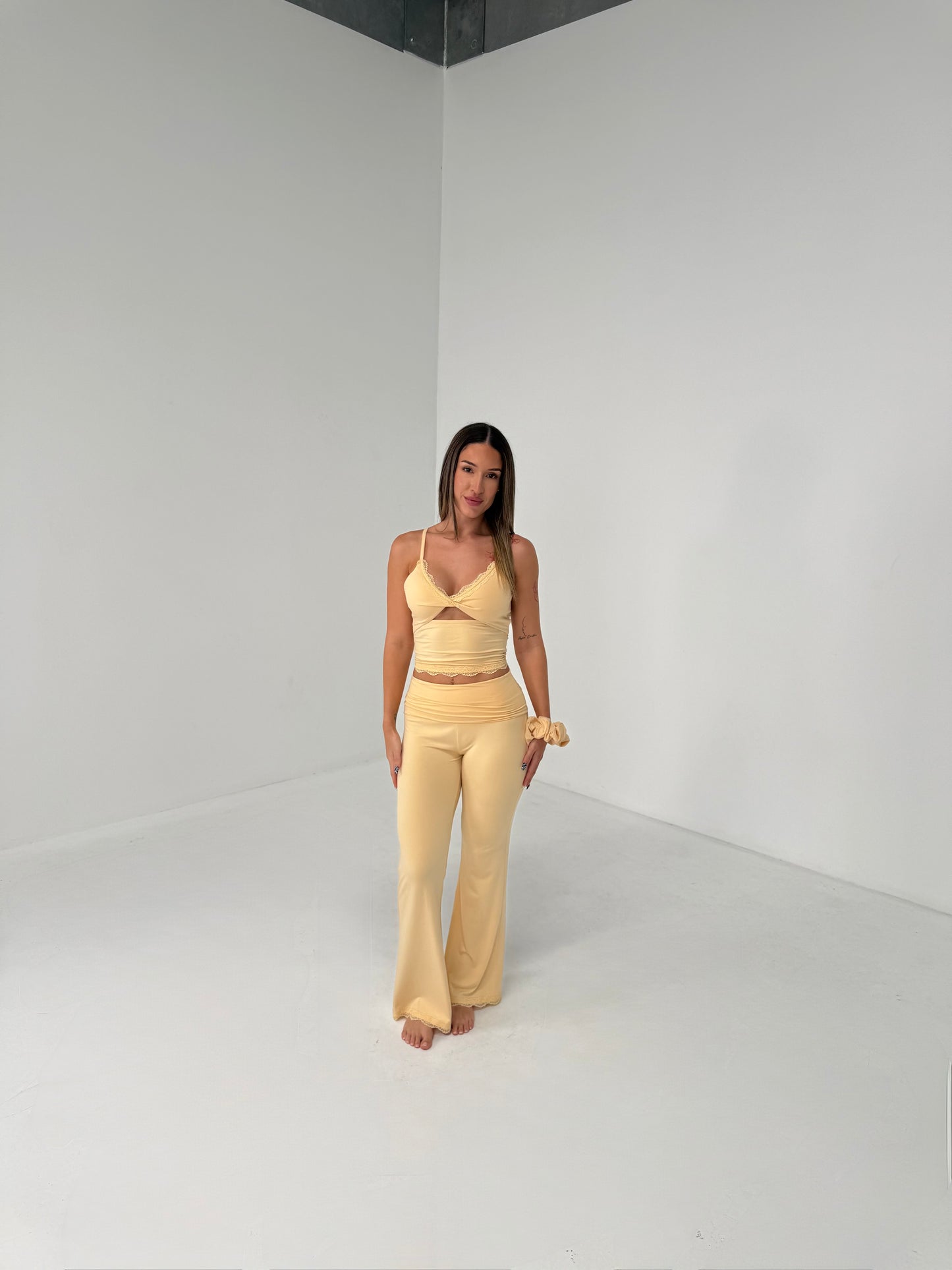 Second Skin Pants Set – Lemon Yellow