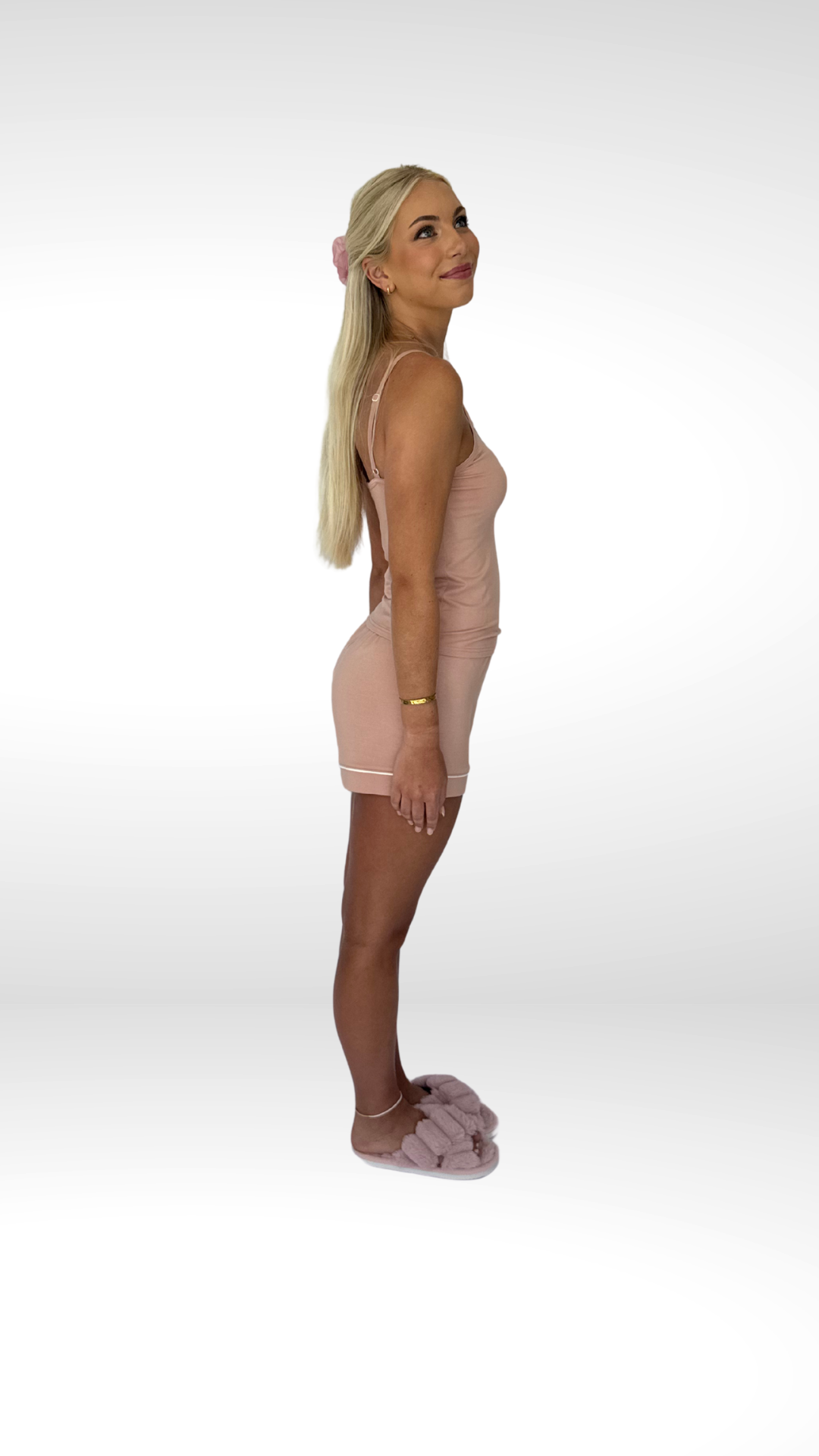 Blush - Shorts & Singlet Bamboo Pyjama Set – The Daydream Collection