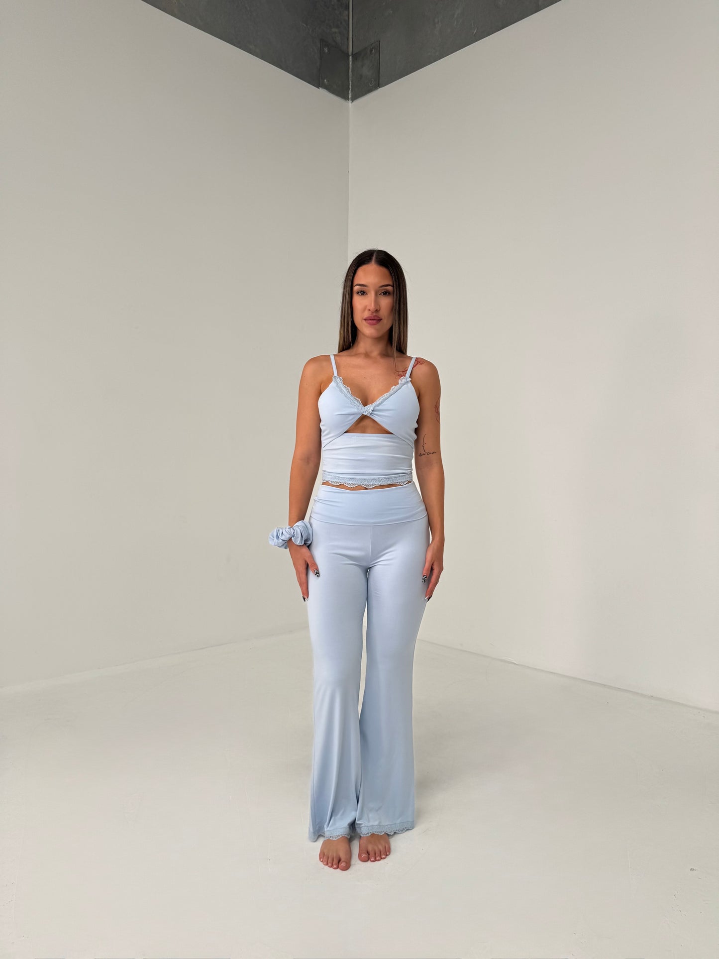 Second Skin Pants Set – Sky Blue