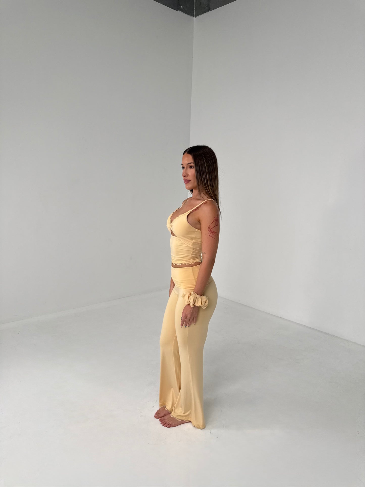 Second Skin Pants Set – Lemon Yellow