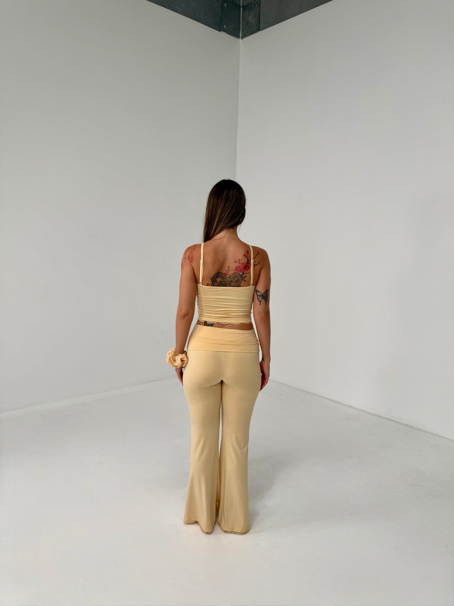 Second Skin Pants Set – Lemon Yellow