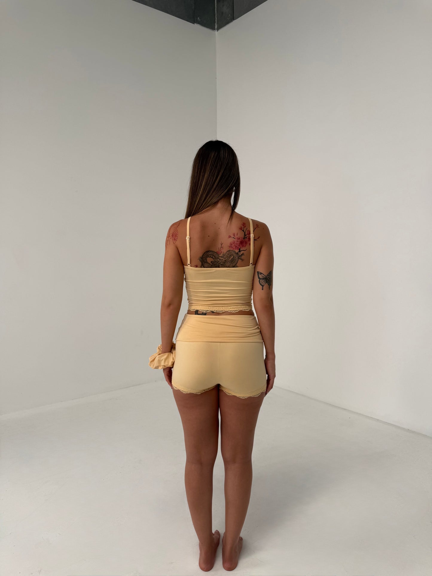 Second Skin Short Set – Lemon Yellow