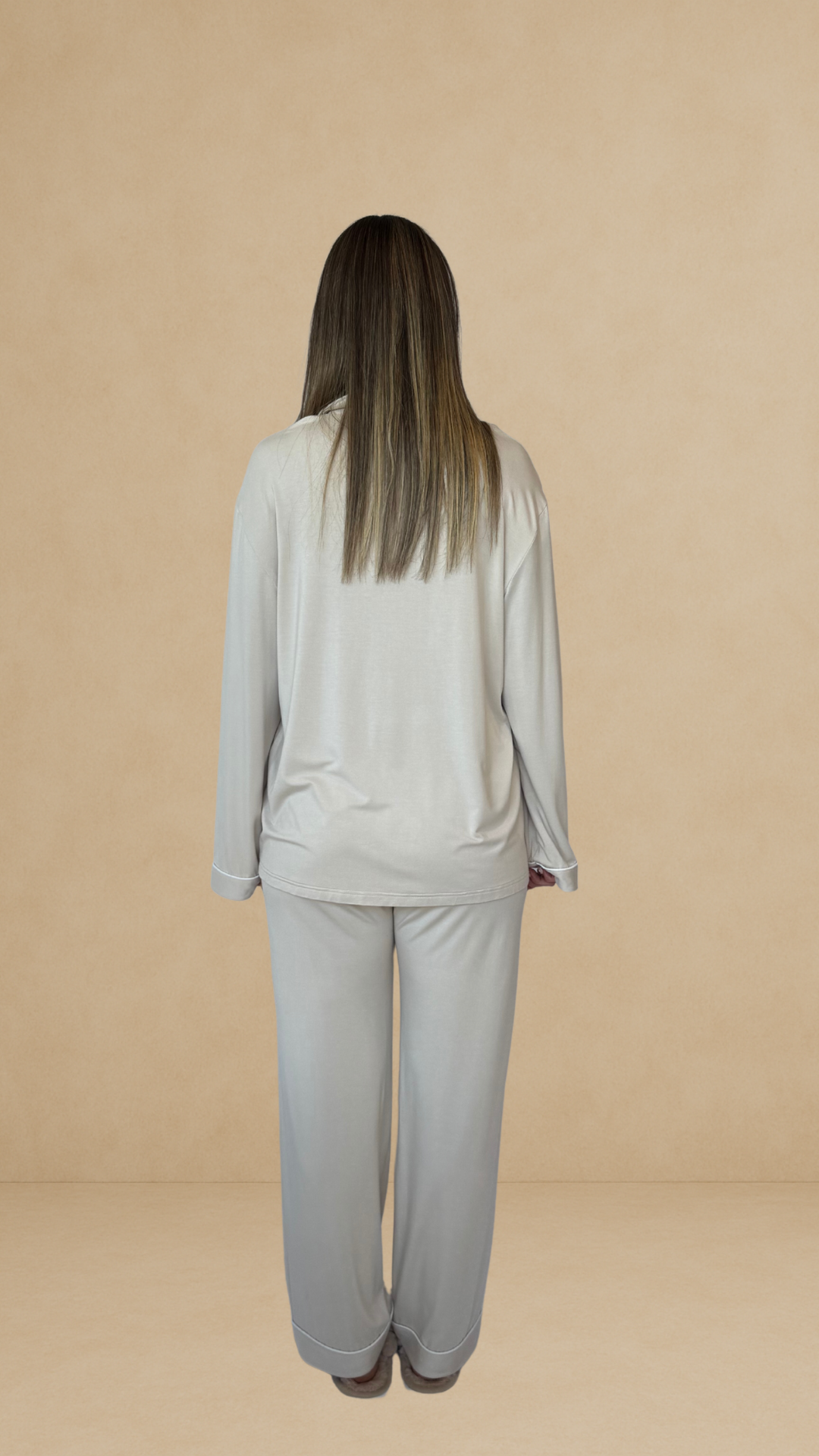 Vanilla - Long Sleeve Bamboo Pyjama Set - The Daydream Collection