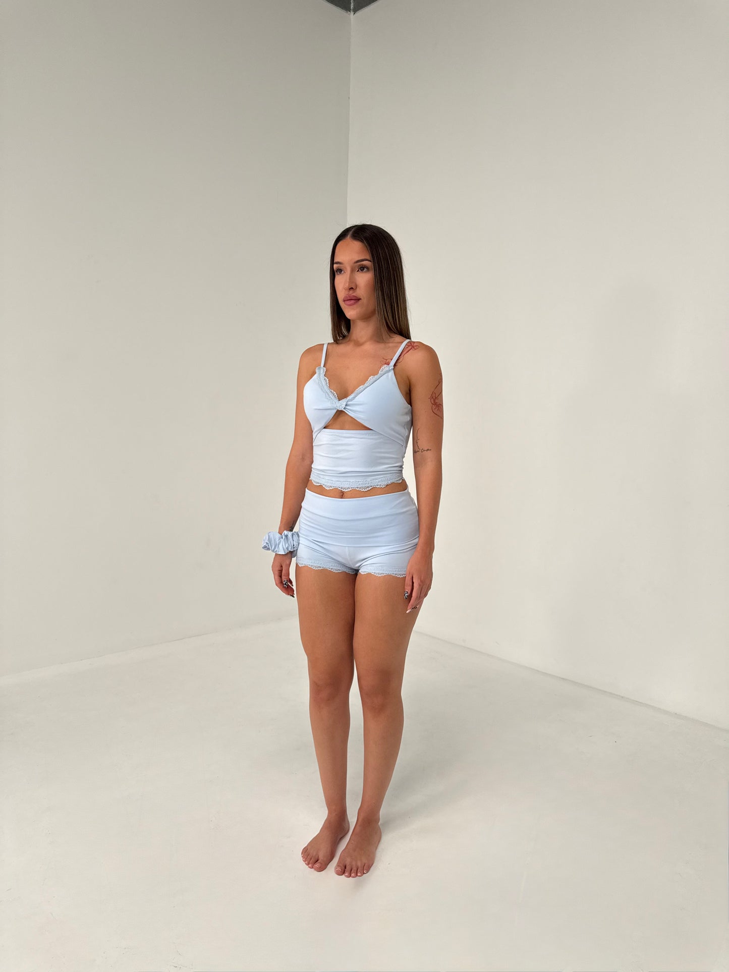 Second Skin Short Set – Sky Blue