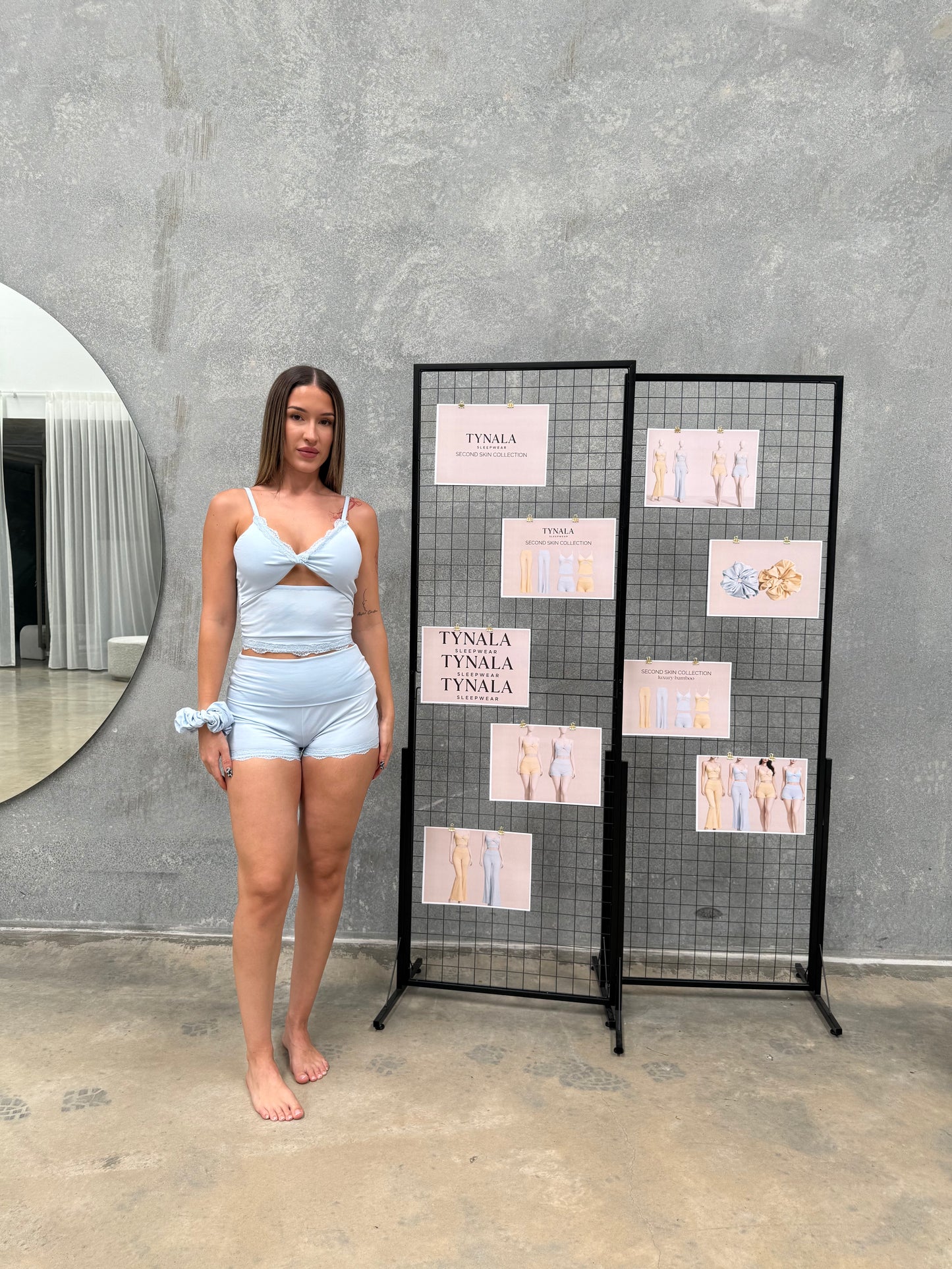 Second Skin Short Set – Sky Blue