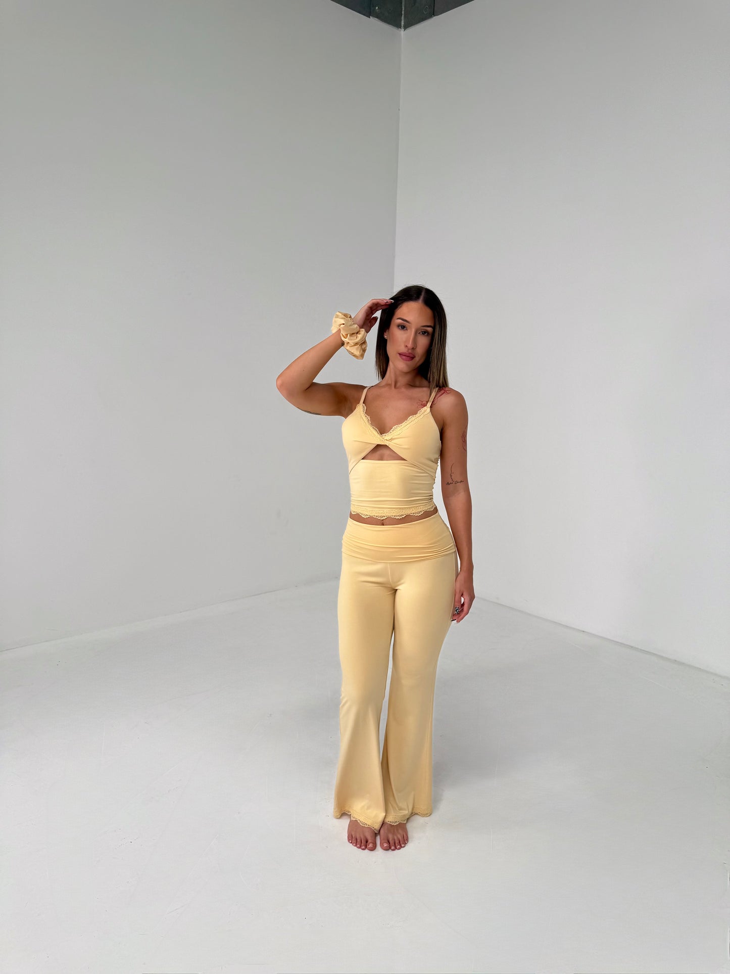 Second Skin Pants Set – Lemon Yellow