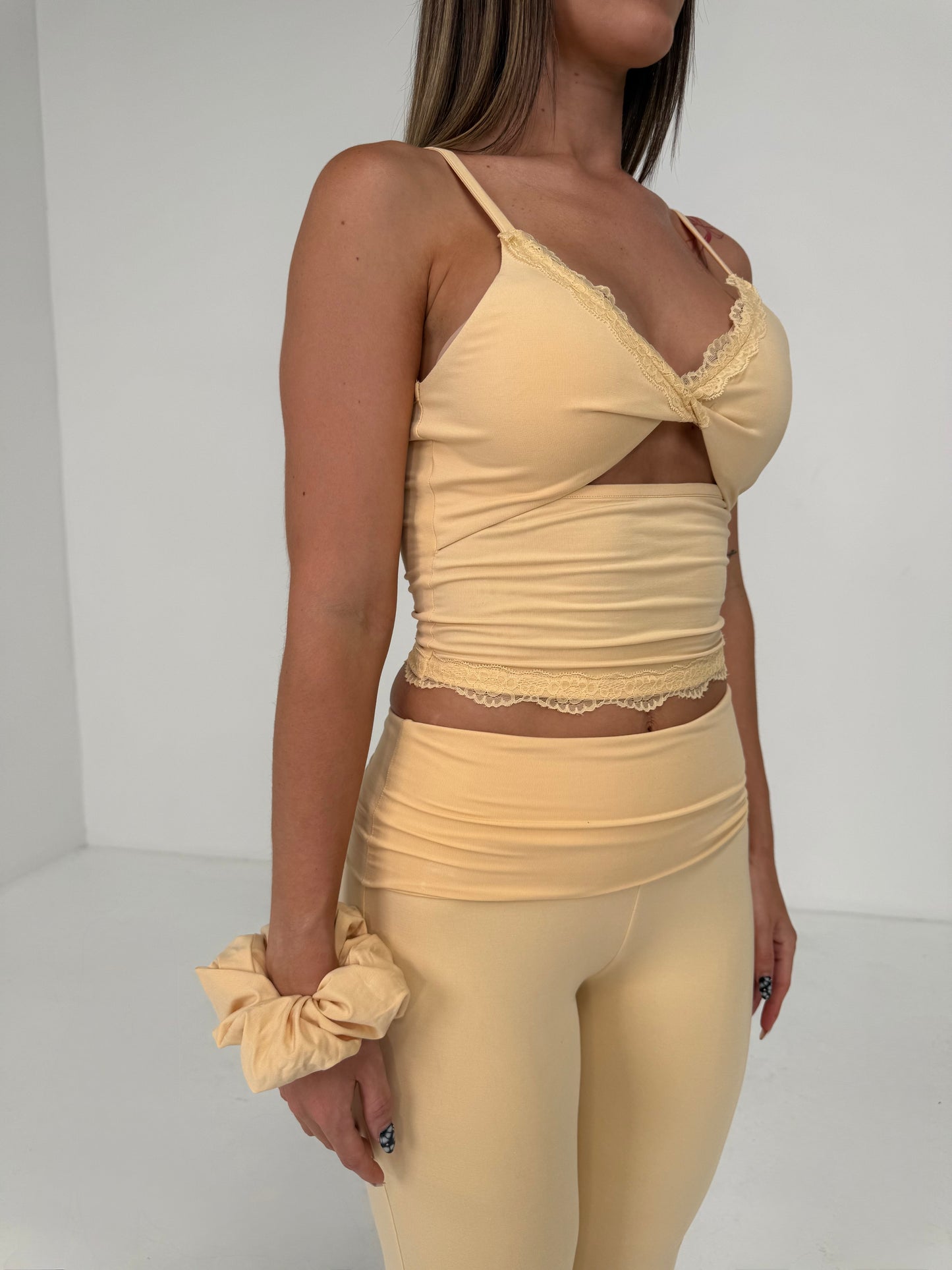 Second Skin Pants Set – Lemon Yellow