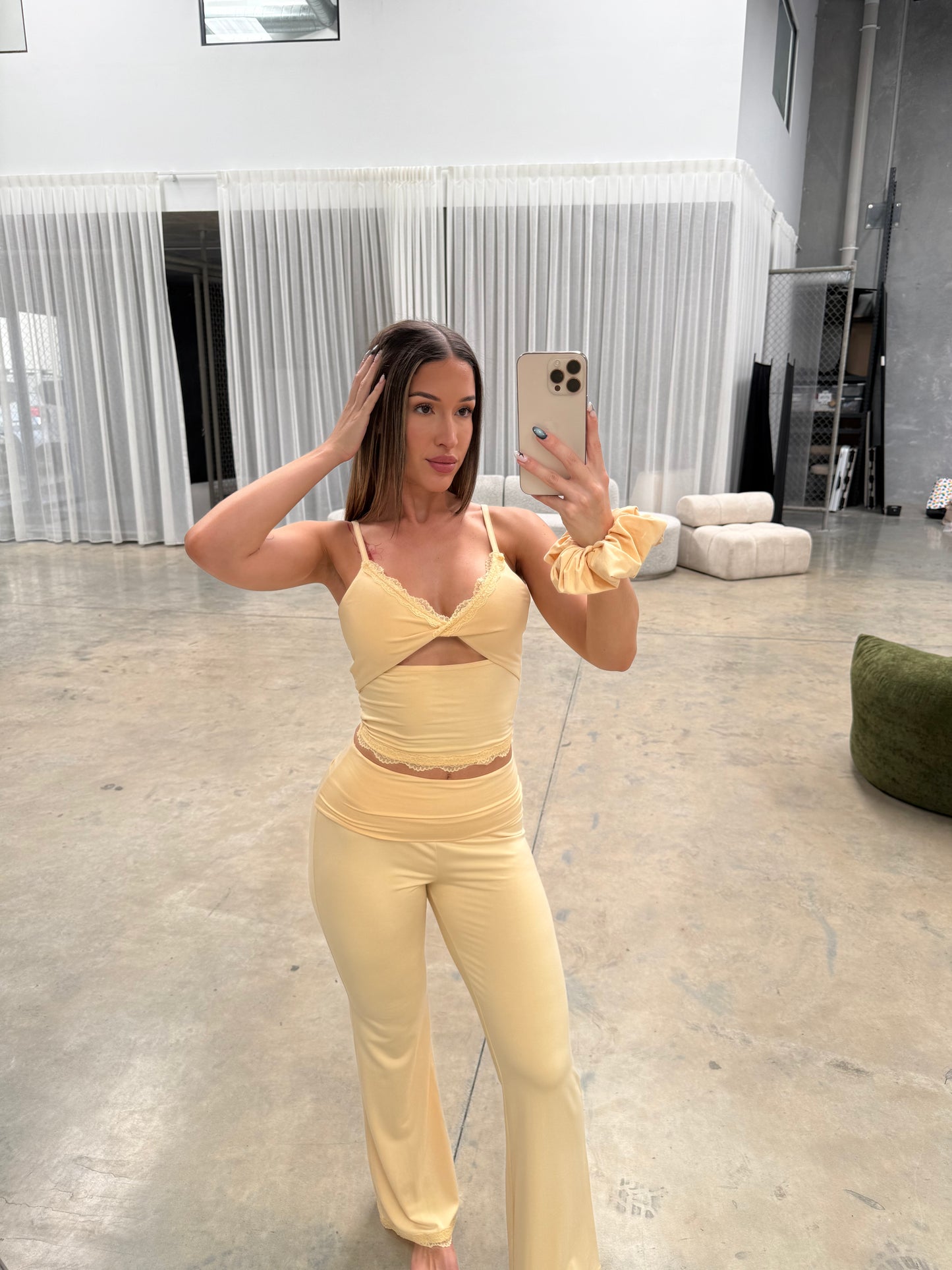 Second Skin Pants Set – Lemon Yellow