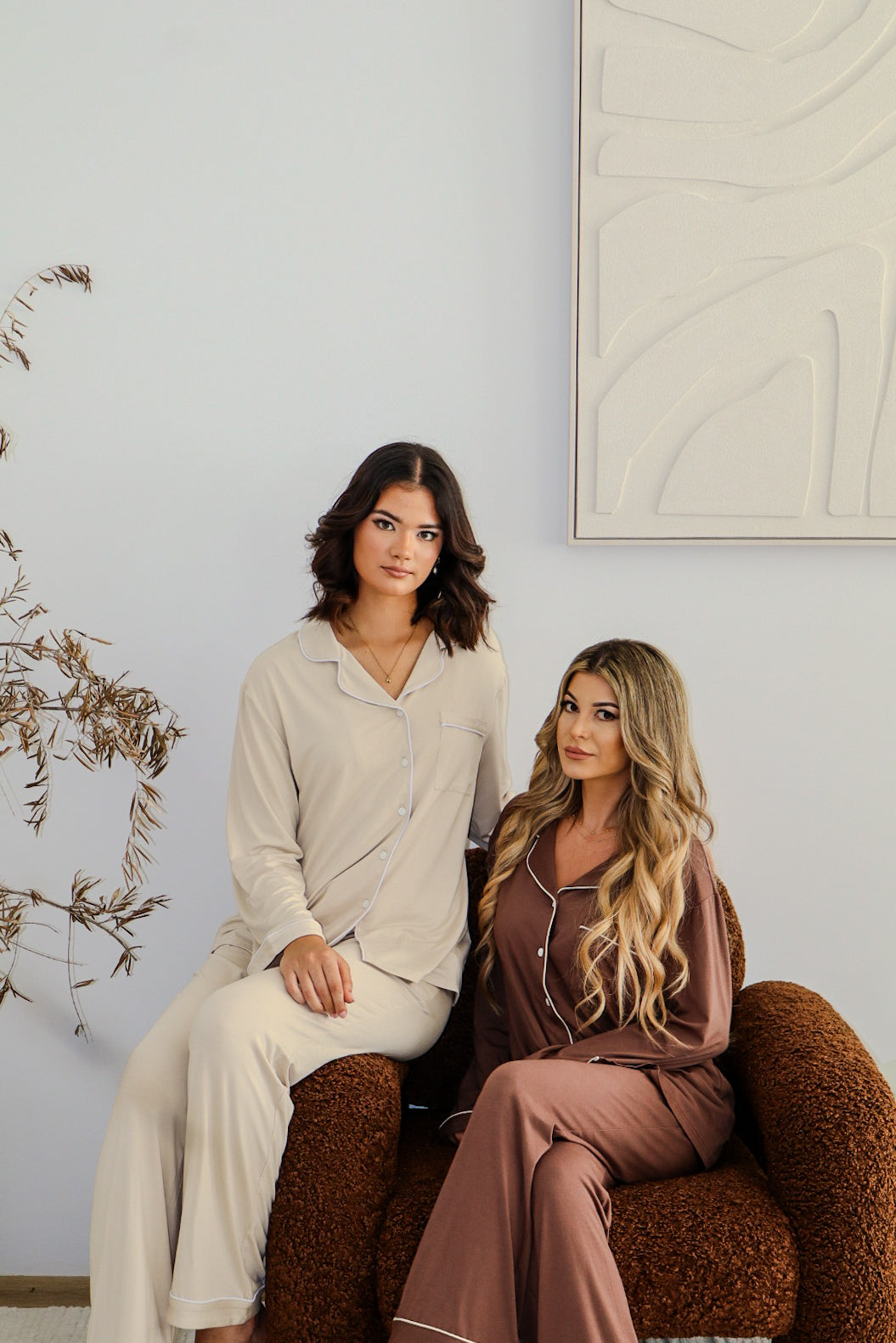 Vanilla - Long Sleeve Bamboo Pyjama Set - The Daydream Collection