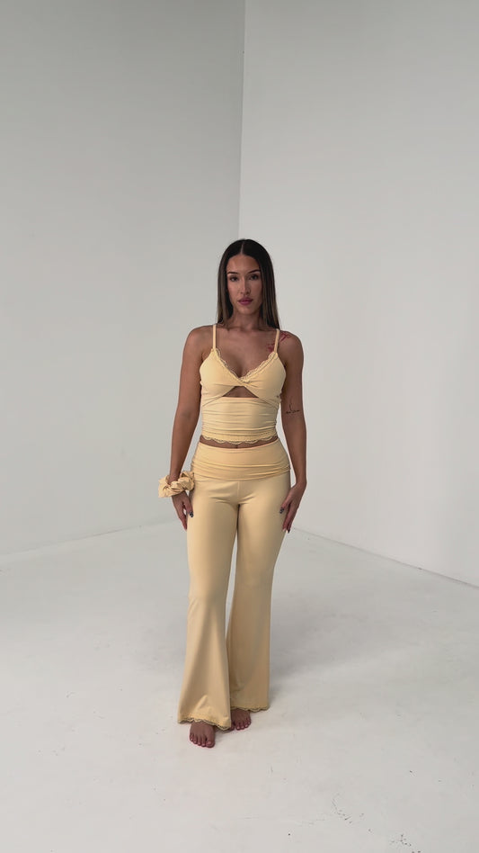 Second Skin Pants Set – Lemon Yellow